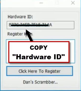 How to get hardware id for keygen