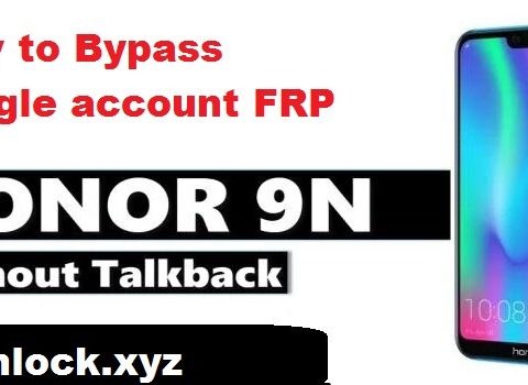 bypass-frp-huawei-honor-9N-without-talkback